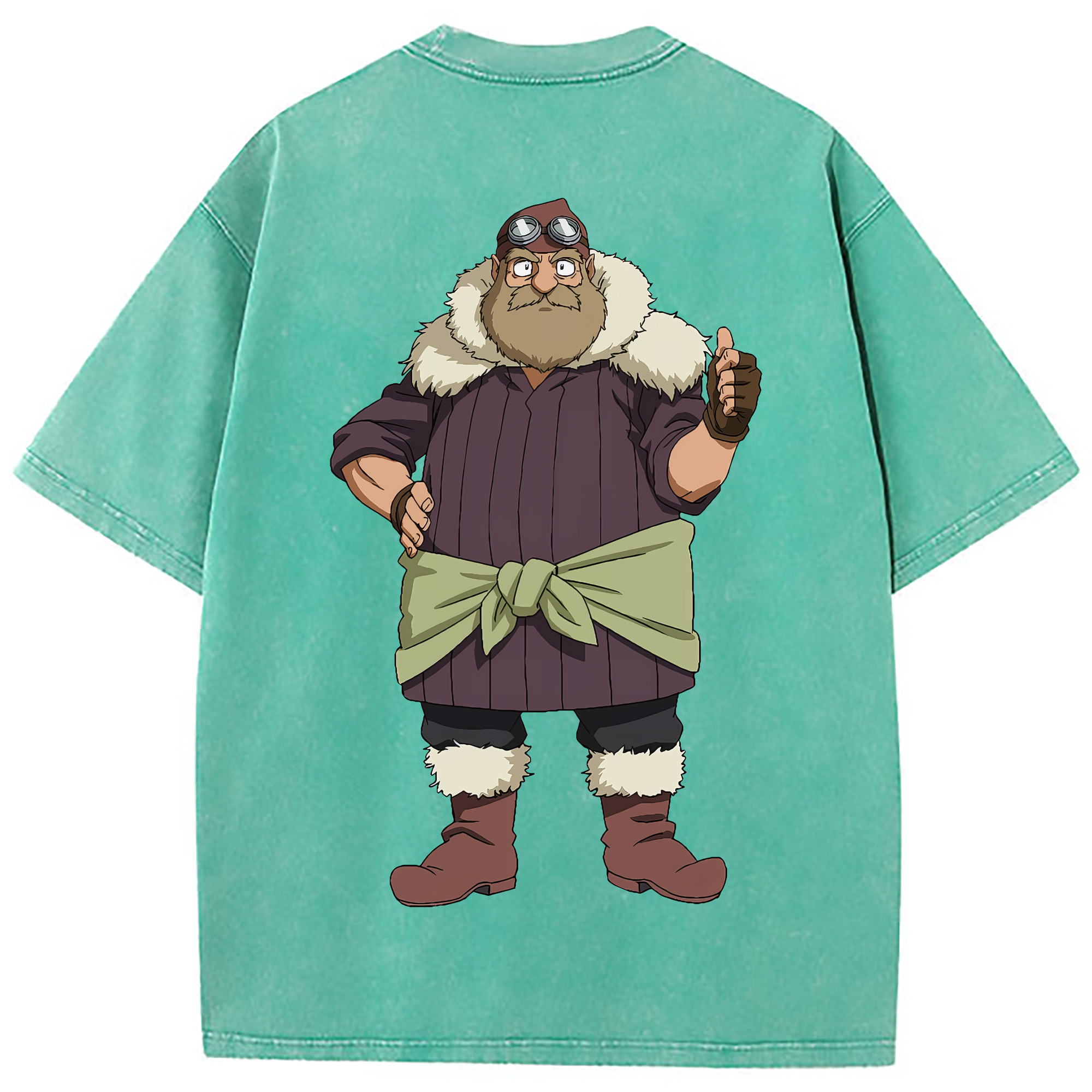 （画像用） 転スラ Regarding Reincarnated to Slime 綿100% ヴィンテージ風 半袖Tシャツ（背面プリント）